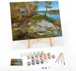 Ledgebay Diy Paint By Numbers Kit For Adults Framed Canvas Beginner To Advanced Paint By Numbers Kit Kits Include Acrylic Paint