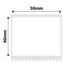 NB622 - - K2 K3 - 50X40MM - 740 White Labels