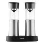 Taurus Salt And Pepper Grinder Stainless Steel Battery Operated "spice Sync