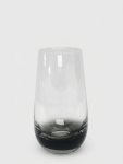 Glass Tumbler With Grey Base 15CM - None Assorted