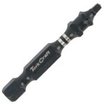 Tork Craft Impact Square Recess Power Bit NO.1X50MM 2PK SQ1