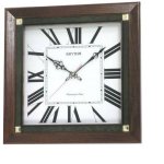 Rhythm Real Sound Wooden Wall Clock 36 Cm X 36 Cm X 8.5 Cm