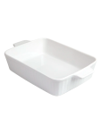 White Ceramic Rectangular Oven Dish 38CM - None None