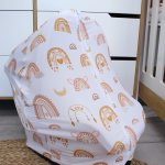 Car Seat Cover Boho Rainbow And Sun Set With Or Without Zip