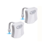 2 Pack LED Toilet Light With Motion & Light Sensor 16 Colors For Bathroom