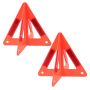 Automotive Foldable Pop Up Reflective Warning Triangle Set Of 2 26CM