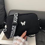 Fashion Women's New Niche Design Leisure Commuter Bag Single Shoulder Crossbody Bag {strap Letter Random}