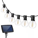 Focuslights Bulb Solar String Lights: 12 Bulbs 2.5 Meters
