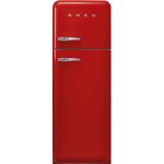 Smeg 50'S Style Double Door Refrigerator Red FAB30RRD5