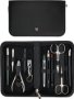 Leather Manicure Set L 52051 F N Black