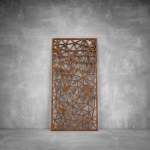 Laser Cut Screen - Design 104 - 2900 X 1400 X 20 Rust Coat Indoor