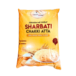 Sharbati Whole Wheat Flour Chakki Atta 5KG - Stoneground Flour For Chapati Roti & Tortillas Yields Extra Soft Flatbreads South