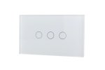 Lifesmart Smart Light Switch 3 Lines - Socket 118 120 - White