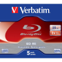 Verbatim 43615 Blank Blu-ray Disc Bd-re 25GB 5-PACK