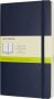 Moleskine Expanded Large Plain Hardcover Notebook - Sapphire Blue