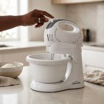 Electric Stand Mixer With Bowl