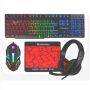 4-IN-1 Gaming Combo - Rgb Keyboard Mouse Headset & Mouse Pad