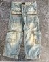 Lee Cooper Blue Denim Cargo Pants 8Y