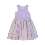 Younger Girl Rib Mesh Dress