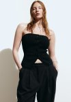 Knitted Tube Top - Black