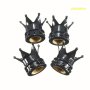 4PCS Creative Kings Crown Tyre Tire Wheel Valve Stem Caps Air Dust Cover Caps Motorcycle Tire Valve Caps Car Bling Accessories