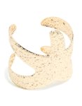 Goldair Gold Hammered Starfish Wrap Wrist Cuff