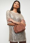 Superbalist Oversized Sequins Tee - Taupe