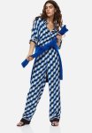 Patterned Shirt - Bright Blue Patterned