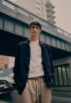 Regular Fit Textured Shirt - Navy Blue