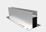 250MM MINI Solar Panel Mounting Rail For Ibr Or Corrugated Roofs