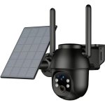 3MP 4G Solar Ptz Outdoor Camera Off-grid Surveillance For Industrial And Commercial Use