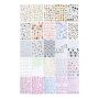 25 Sheets Nail Stickers Self-adhesive Nail Art Stickers