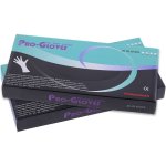 Pro-gloves Latex Powder-free Black 20 Pieces