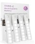 Anmeery Under Cabinet Lights LED Rechargeable Battery Operated Motion Sensor Light Indoor 4 Pack Closet Lights Under Counter Lights For Kitchen Cupbo