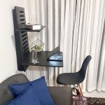 Wallstand - Adjustable Wall-mounted Standing Desk - Matt Black