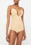 Plunge Tummy Control Shaper Bodysuit - Neutral