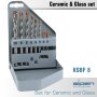 Alpen Glass And Tile Drill Bit Set 8 Piece Livestainable