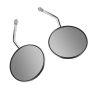 Motorcycle Rear View Mirror Compatible With Suzuki GN125 2 Pieces