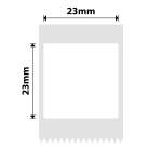 NB755 - - B1 B21 B3S B4 - 23X23MM - 285 White M Style Labels