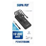 Superfly Powerbank 10000 Mah With Four Cables