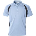 Mens Apex Golf Shirt Light Blue