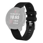 Smart Watch Silicone Watch Band For Garmin Forerunner 245 Black