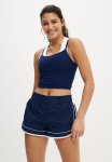 Cotton On Rib Graphic Tank - Heritage Blue
