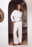 Cotton On Pointelle Rib Pants - Coconut Milk