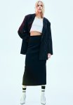Scuba Pencil Skirt - Black