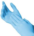 Examination Gloves Nitrile Powder Free - Black - 100 BOX