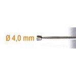 Steel Milling Cutter 4 Mm Rev.taper SH.2.35 Mm M1140