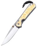 Large Sebenza 31 Glass Blasted Box Elder Magnacut L31-1108