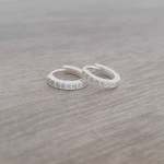 Yakara 925 Sterling Silver Cz Hoop Earrings Size: 12MM 2.5MM Thick