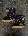 Blue Camping Boots Size 4